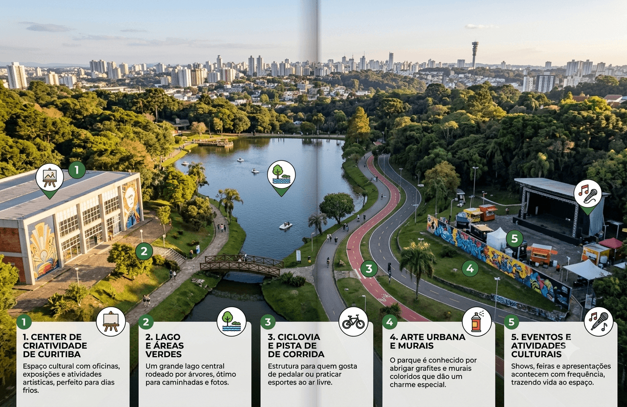O que fazer em Curitiba: Parque São Lourenço - Imagem destacada do artigo