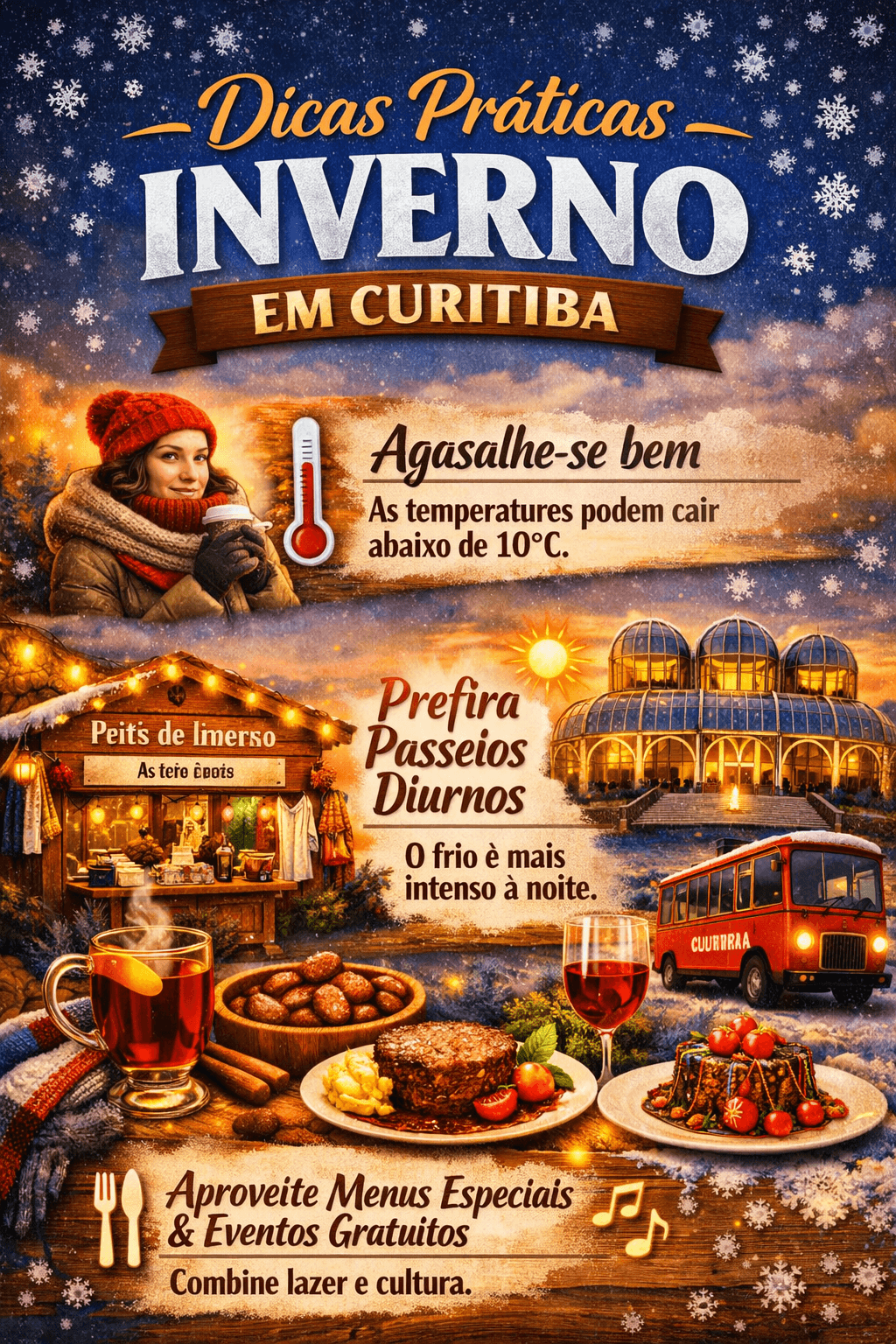 O que fazer no inverno em Curitiba: Dicas práticas